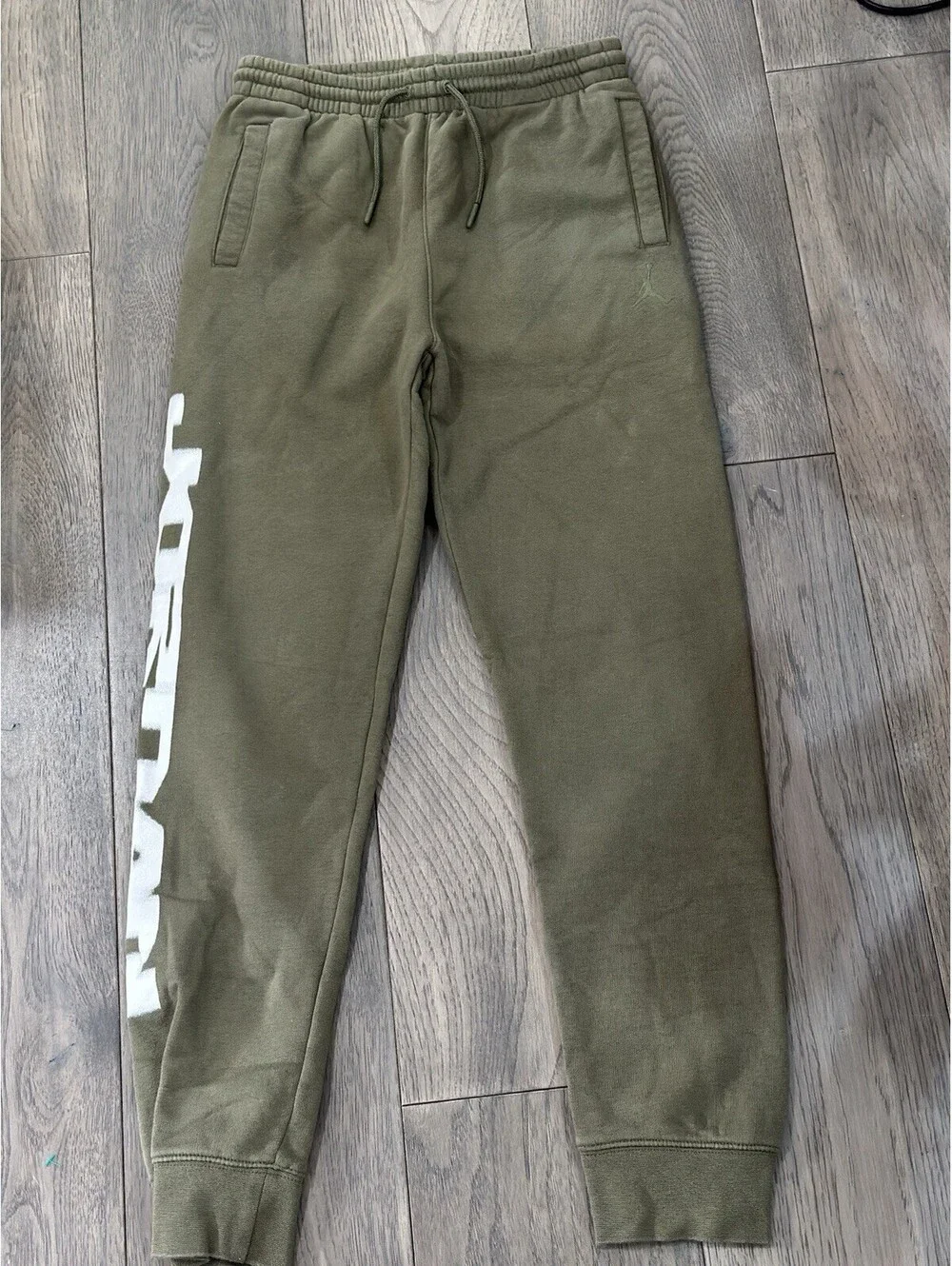Jordan Flight MVPfleece Pants Large 12-13 Years Old Medium Olive Green